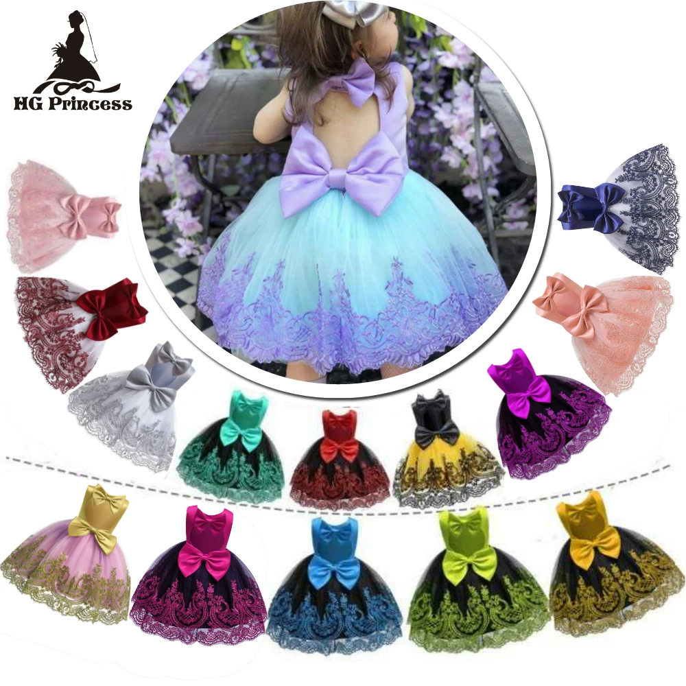 

Free Shipping Elegant Girl Dress 2019 New Arrival Kids Dresses For Girls 1-8 Year Children Christening Gowns Christmas Hot Sales