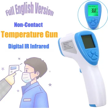 

Forehead Non Contact Infrared Baby InfantsThermometer LCD Body Temperature Fever Digital IR Measurement Tool Gun for Baby Adult