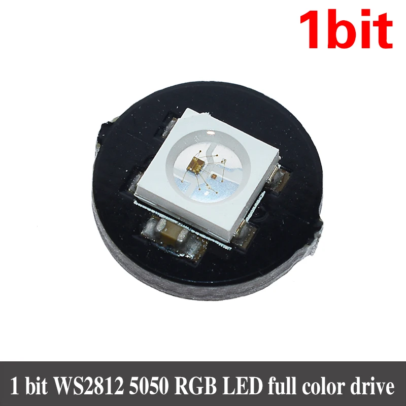 4, 8 12 16 каналов WS2812 WS2812B WS 2811 5050 RGB светодиодный светильник Панель модуль 5V 1Bit 4Bit 8Bit 12Bit 16Bit 24Bit Радужный светодиодный точное - Цвет: 1 Bit