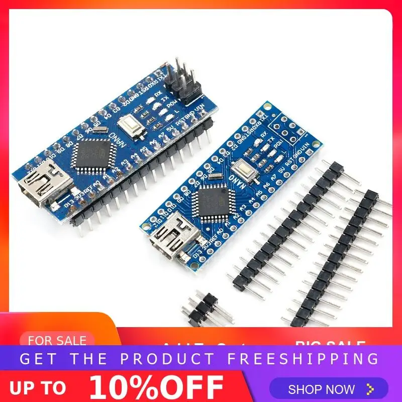 Мини-usb с контроллером загрузчика Nano 3,0 совместимый для arduino CH340 USB драйвер 16 МГц NANO V3.0 Atmega328