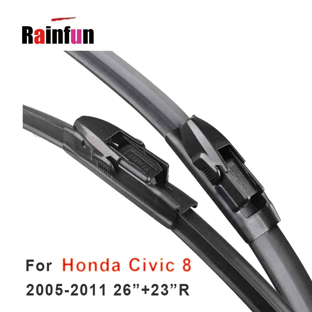 Car Soft Rubber Wipers Blades For Honda for Civic 8 9/ for Civic Coupe