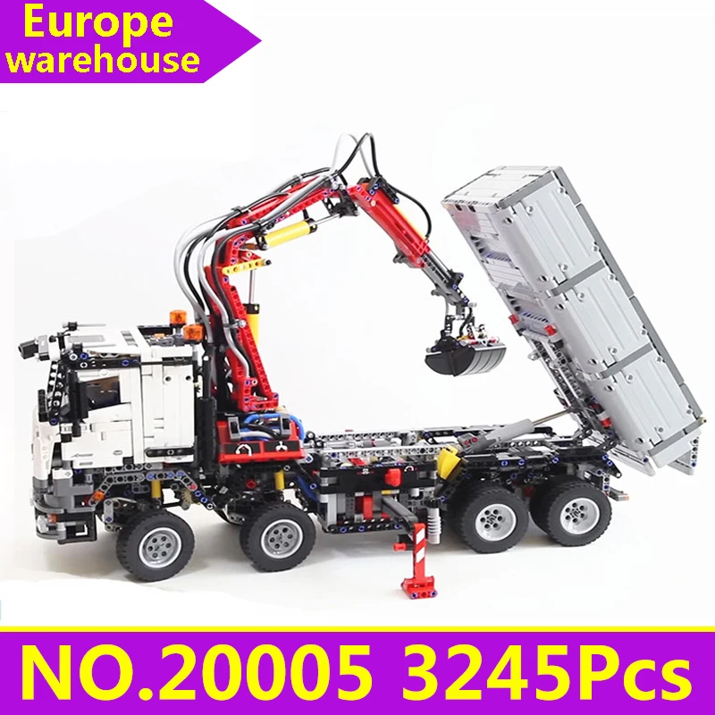 

Lepinblocks Technic 20005 With Motor Power Remote Control Building Blocks Set 42043 Technic Truck Toys For Children King Bricks