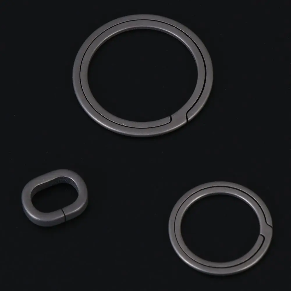 Titanium Alloy Key Rings 1PC For Male Gift key ring whistle keychain tactical keychain keychain carabiner keychain tool keychain charm