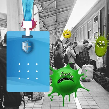

Portable Sanitization Card Work Neck Type Abt 60 Days Shut Out Air Freshener Space Sanitization Tool Body Care