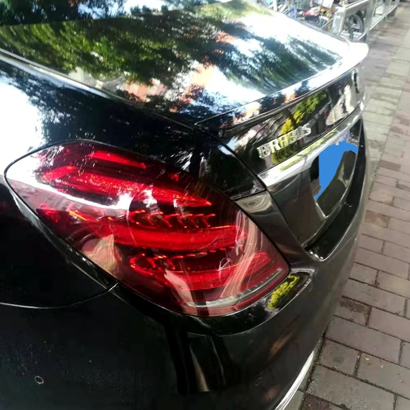 Для Mercedes-Benz S серия W222+ PU грунтовка цветное автомобильное украшение в виде хвостового крыла задний багажник спойлер для S320 S350 S400 S500 S600