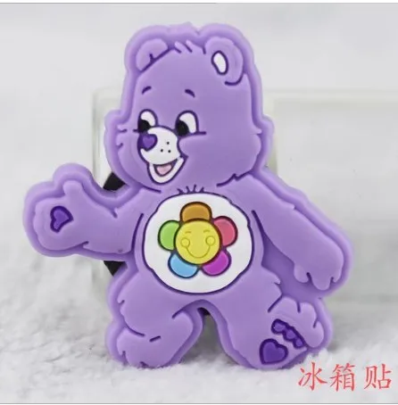 Care Bears магниты на холодильник Радуга Медведь магнитные мягкие резиновые холодильник магнит стикерные игрушки для детей - Цвет: 4