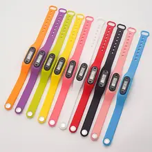 2 шт. цифровой ЖК-дисплей шагомерный шагомер шаговый счетчик калорий наручные спортивные фитнес-часы браслет