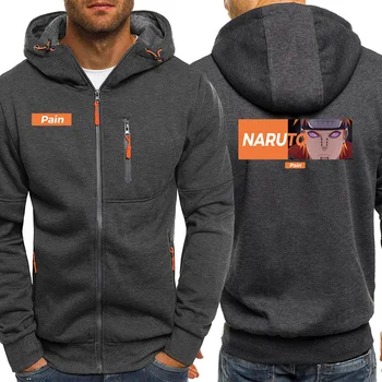 

Naruto Pain Warm Coat Men 2019 Spring Fleece Mens Jacket Zip Hip Hop Brand Clothes Male Streetwear Tracksuit New Fashion Hoodies