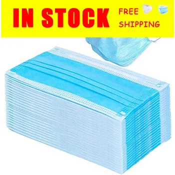 

High Quality Disposable 3 Layers Mouth Face Mask Dustproof Prevent Droplets Anti Bacteria Proof Safety Mask