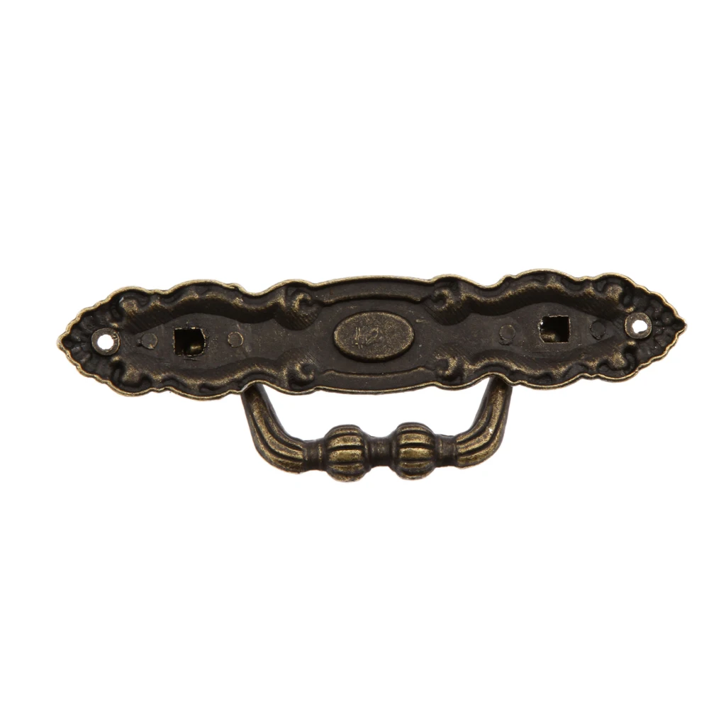 3x Vintage Bronze Jewelry Cabinet Kitchen Cupboard Drawer Door Pull Handle
