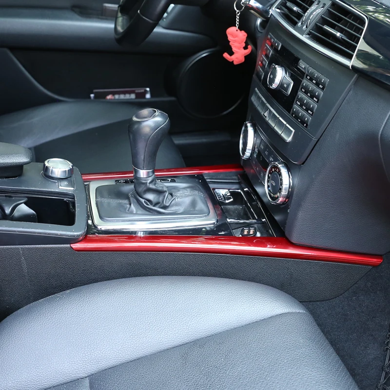 5 цветов серебристо красный для Mercedes benz C Class W204 C180 C200 2007 2013 ABS декоративные полосы