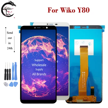 

5.99" New LCD For Wiko Y80 Full LCD Display Screen Touch Sensor Digitizer Assembly Replacement For Wiko Y80 Display + Tools