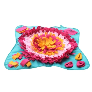 

Interactive Pet Sniffing Mat Washable Training Blanket for Dog Cat Smell Training Pad Consume Energy Puzzle