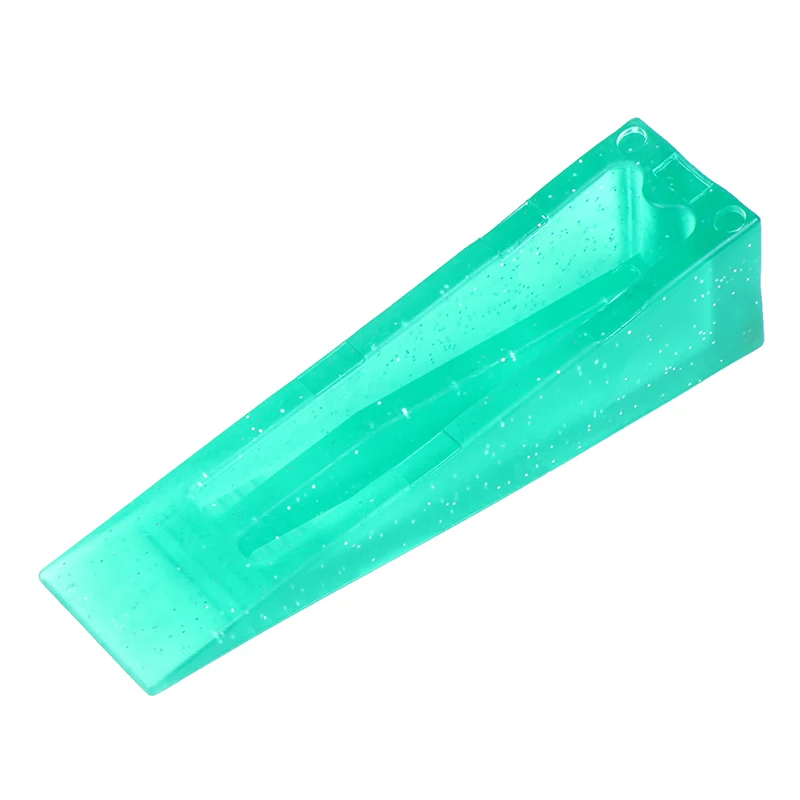 Зеленый Silicone Door Draft Stopper Wedge Block Guard Wind Dust Blocker Protector For Home Children Office Door Holder Kids Security - Цвет: Зеленый