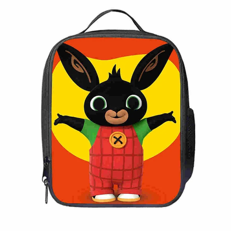 25 см Bing Bunny сумки для обеда мультфильм дети открытый портативный ледяной студенческий для мальчиков и девочек милый сумка-холодильник ребенок сумка для пикника подарки на день рождения