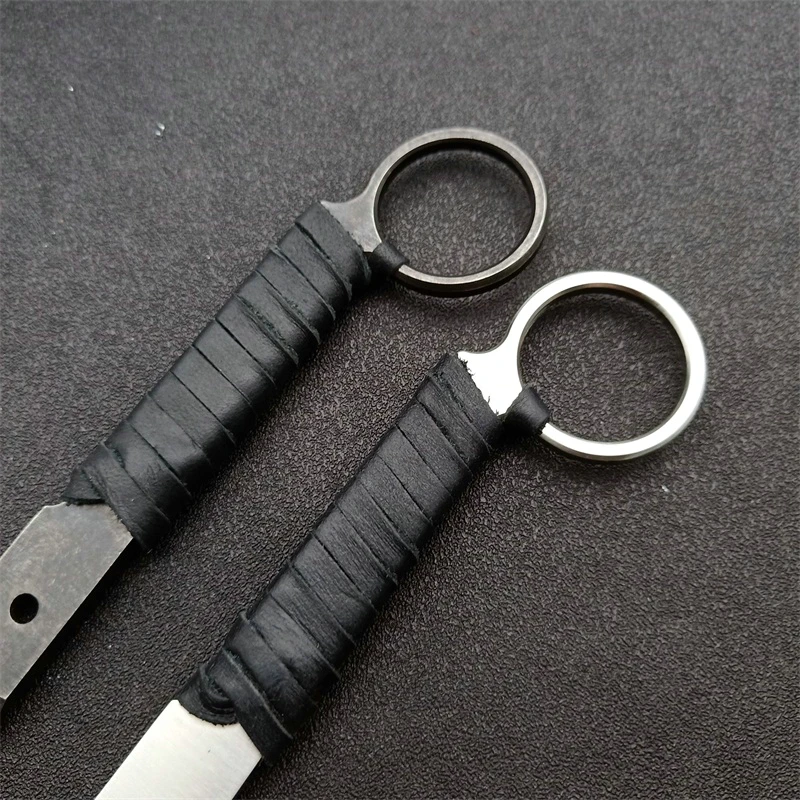 TRSKT Neck Knives 440c Blade Hunting Outdoor Survival Camping EDC Tool Pocket Knife With K Sheath Dropshipping