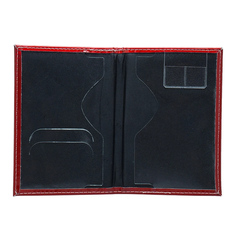 Glossy Quality PU Travel Credit Card Holder Mirror Laser Passport Cover Fashion Unisex Business Card Holder Solid Card Wallet
