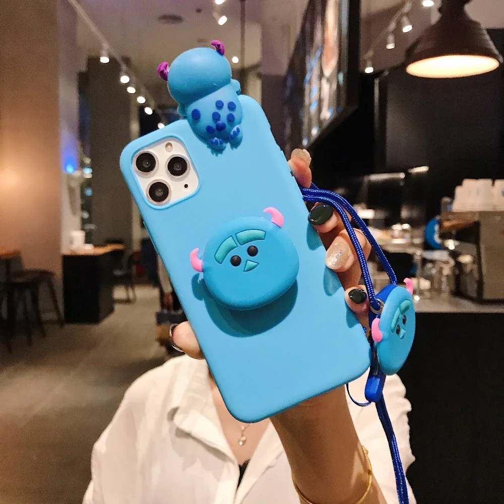 Чехол-подставка с изображением кошки и мышки для oneplus 7T pro 7 pro oneplus 6T 6 oneplus 5T 5 силиконовый чехол со шнурком