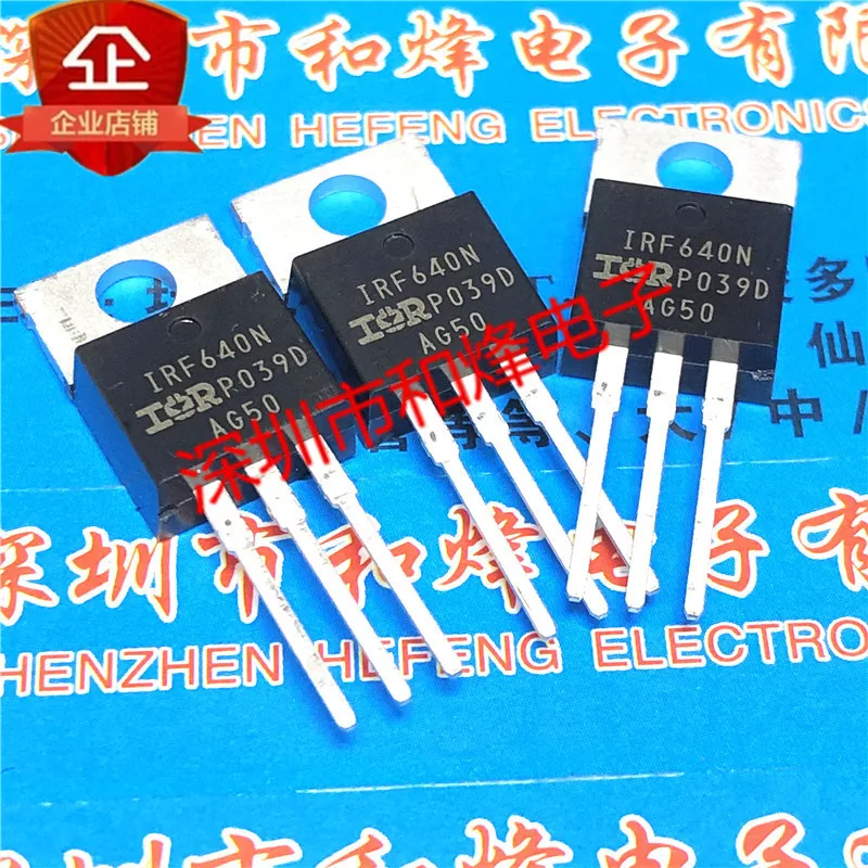 

10 шт. IRF640N TO-220 18A 200V MOSFET N