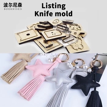 

Wooden Die Cutting Diy 2020 Five-pointed star Tassels ornaments Dies Fille Scrapbooking Suitable For Die-cutting Machines
