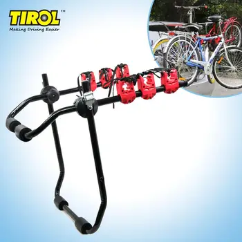 

TIROL Bike Bicycle Rear Rack Bike Carrier Q195 Powder Coating Mount Holder Back Car Truck holds 3 Bikes T10131b