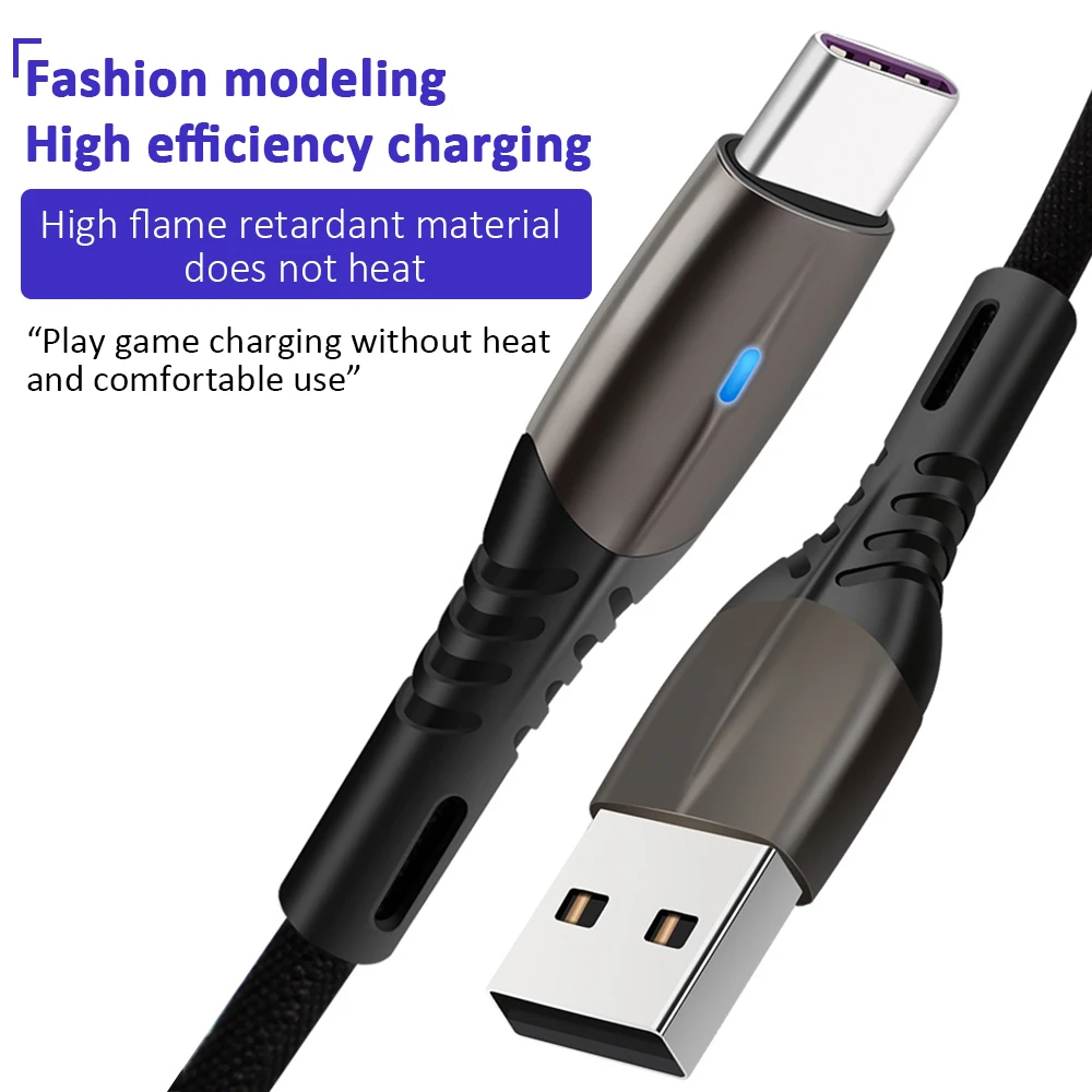 2.4A светодиодный USB кабель зарядное устройство для iPhone 11 Pro XS MAX XR X 8 7 Plus 5 5S 6S 6 type C Быстрая зарядка для мобильного телефона шнур для передачи данных