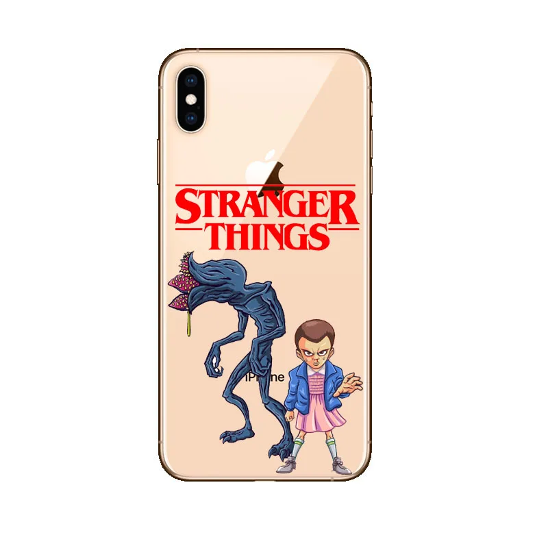 Для iphone 6 7 8 чехол tv Stranger Things Мягкий силиконовый чехол для телефона iphone 11 11Pro X XS Max XR 7Plus 8Plus 6SPlus 5s SE - Цвет: TPU