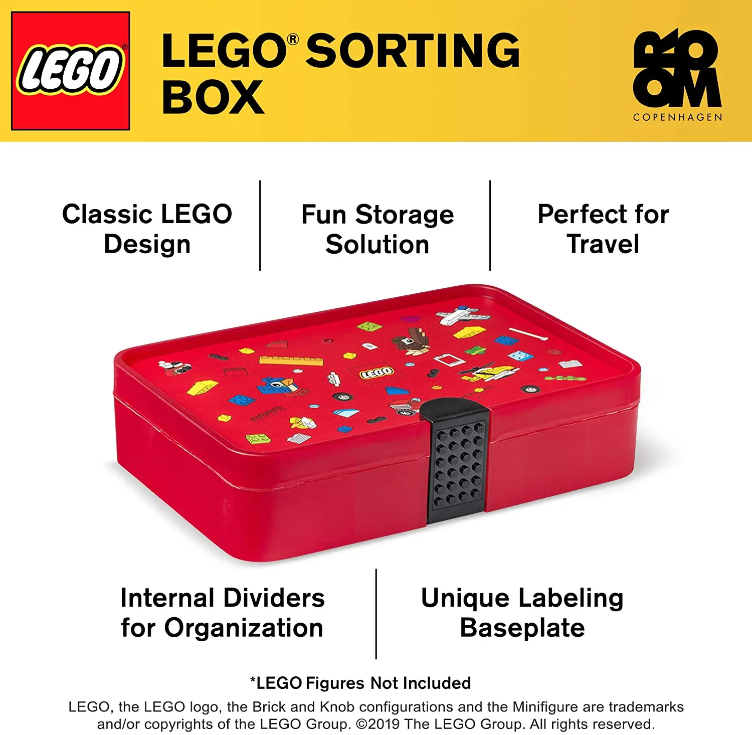 Lego Sorting Box - Brick Storage With Organizing Dividers (40840001)  Building Block Minifigure Storage - Money & Banking Toys - AliExpress
