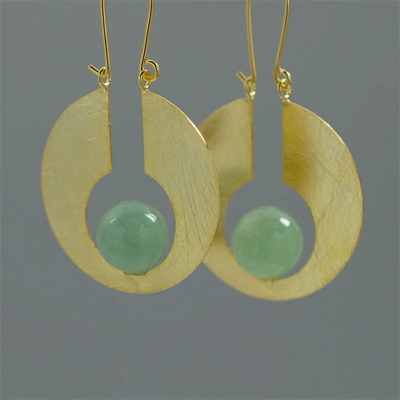 Женские Геометрические серьги капли INATURE из стерлингового серебра 925 пробы с