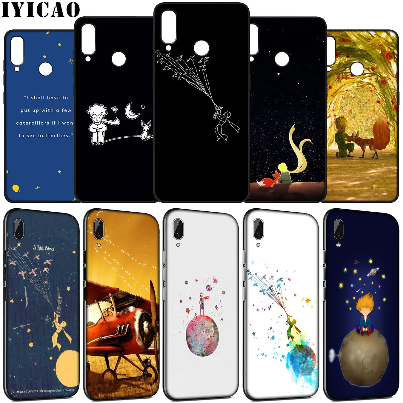 Мягкий чехол с аниме The Little Prince для Huawei Y9 Y7 Y6 Prime 2019 2018 Honor view 20 8C 8X 8 9 9X 10 Lite 7C 7X 7A Pro |