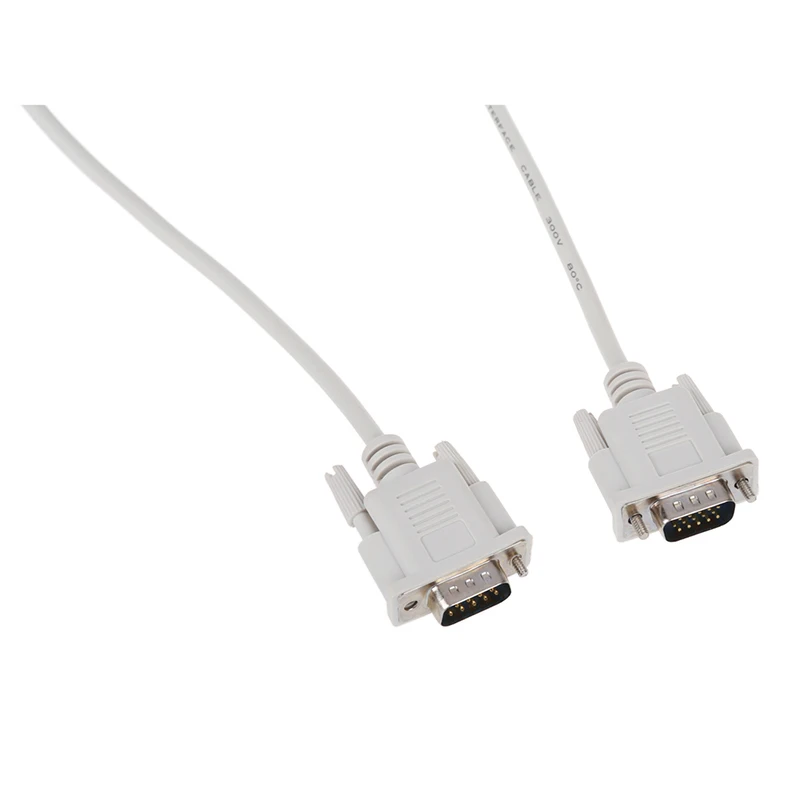 1. VGA Hd15 штыревой к Db9 кабель адаптера (белый)|Компьютерные кабели и разъемы| |