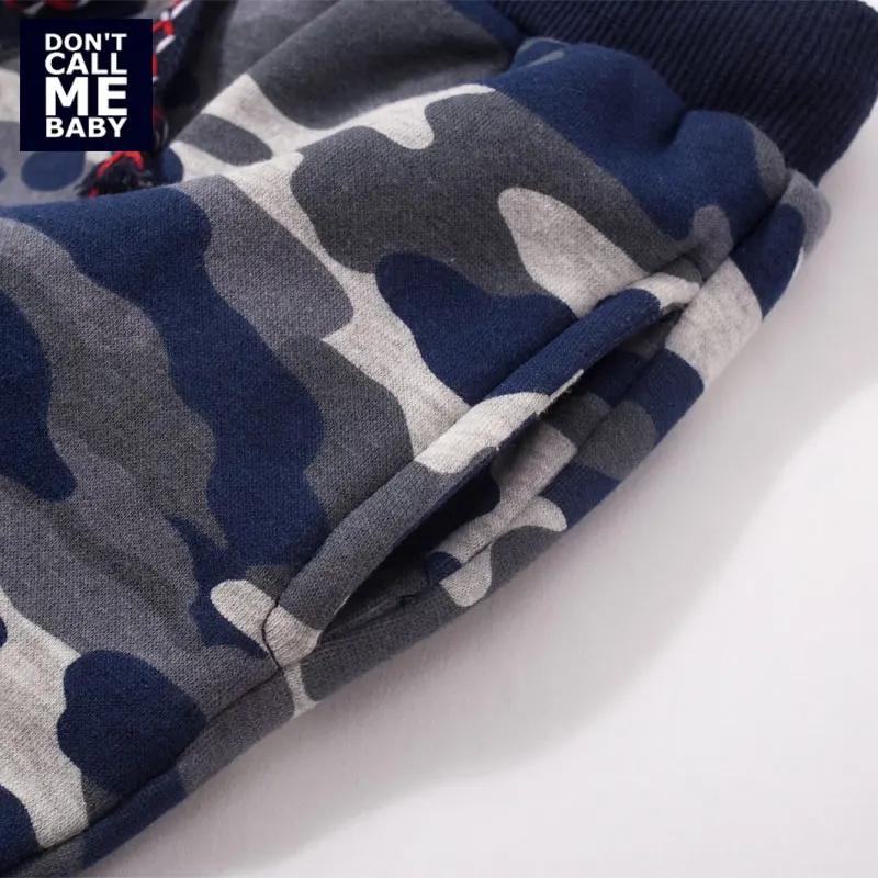 DON`T CALL ME BABY Boys Autumn Camouflage Printed Pants Kids Cotton Soft Warm Pants Children New Printed Basic Pants 54746