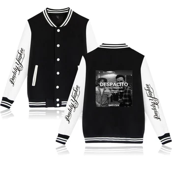 

WAWNI Daddy Yankee Baseball Jacket Uniform Fashion Hip Hop Baseball Uniform Polyester Plus Cotton Unisex Trendy Loose 2020 New