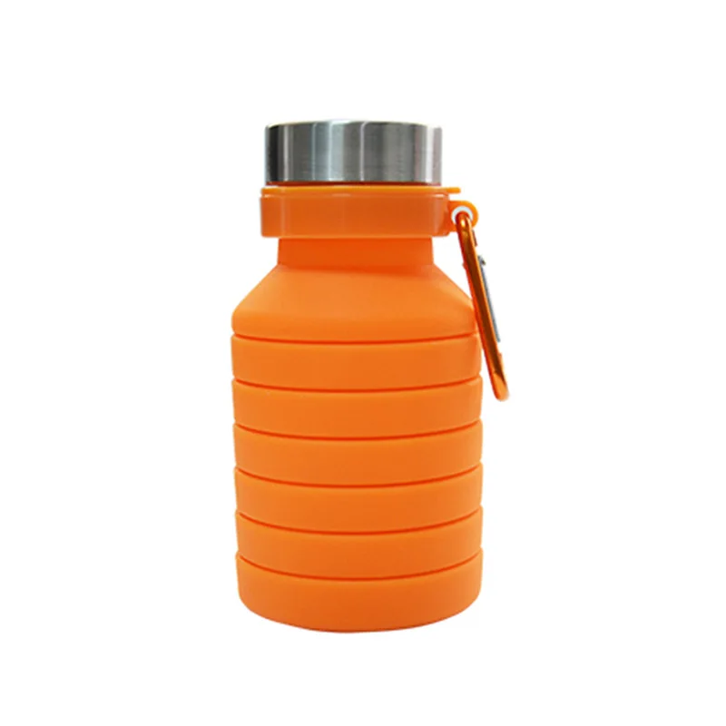 Hot Selling 550ml Kettle Water Bottle Telescopic Water Cup Jug Folding Water Bottle Outdoor Sports Large-capacity Container