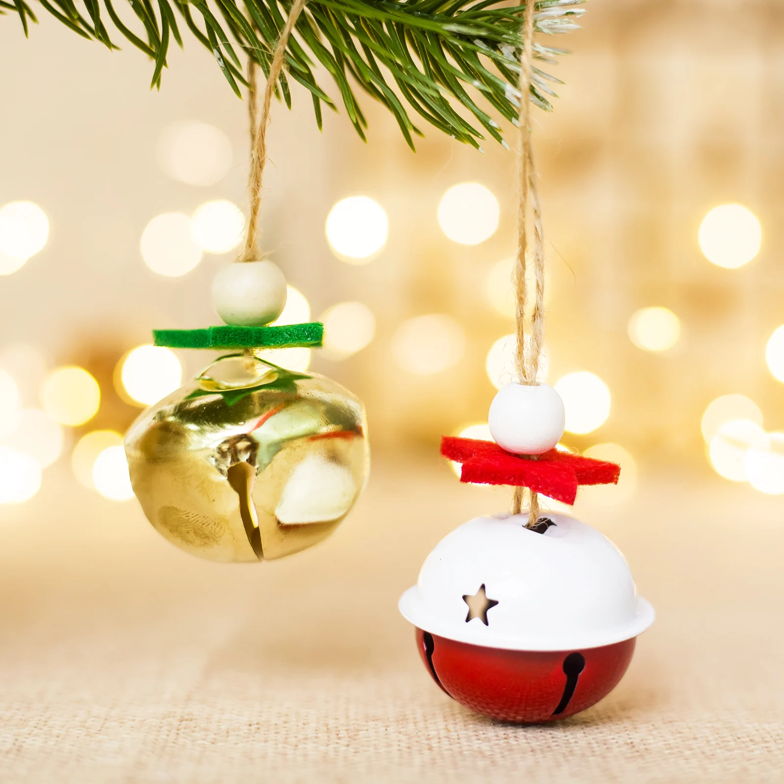 Милая рождественская подвеска-колокольчик Рождественская елка украшение кулон Счастливого Рождества украшения для новогодних принадлежностей