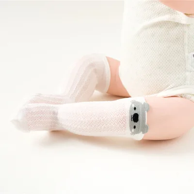 Г. Гольфы для малышей 0-1-3 лет летние сетчатые Гольфы выше колена с рисунками из мультфильмов, противомоскитные носки для малышей - Цвет: Koala