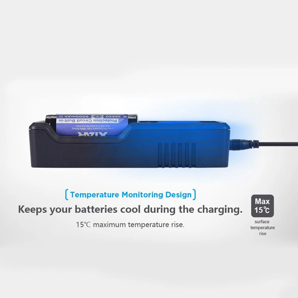 Горячая 3c-зарядное устройство Usb ЖК-дисплей для 3,7 V Li-Ion 10440 14500 18650 26650 Xtar
