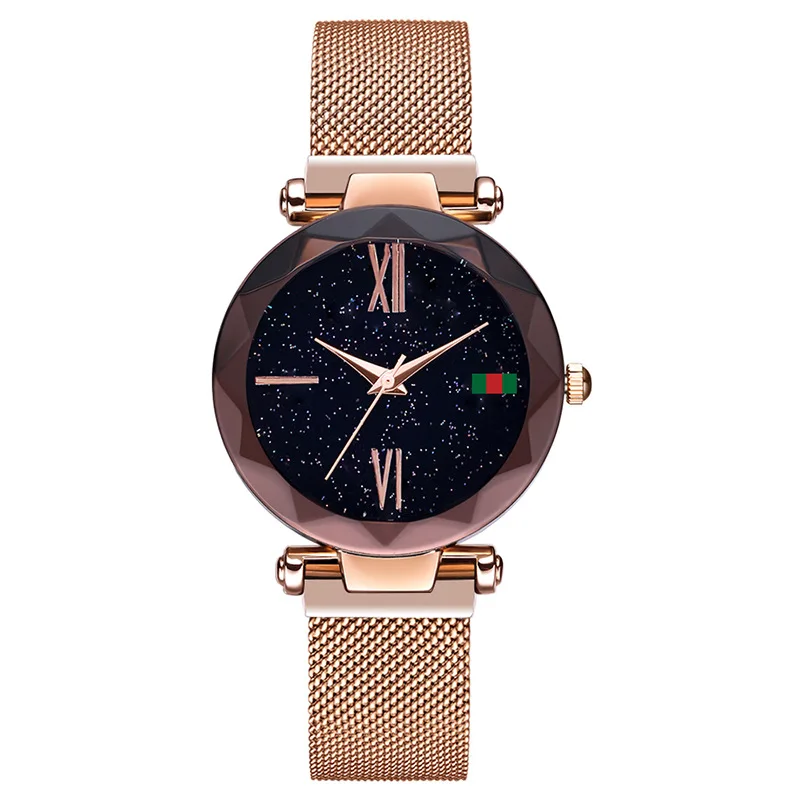 

Trill Hot Selling Net Red Milan Magnet Starry Watch 3pcs Set WOMEN'S Creative Lazy Quartz Watch