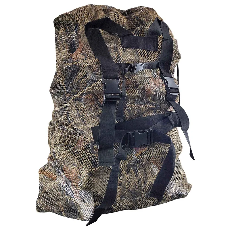 

Adjustable Shoulder Strap Camo Hunting Bags Mesh Decoy Bag Duck Goose Turkey Hunting Back,Large-Capacity Bait Bag,Drake Decoys B