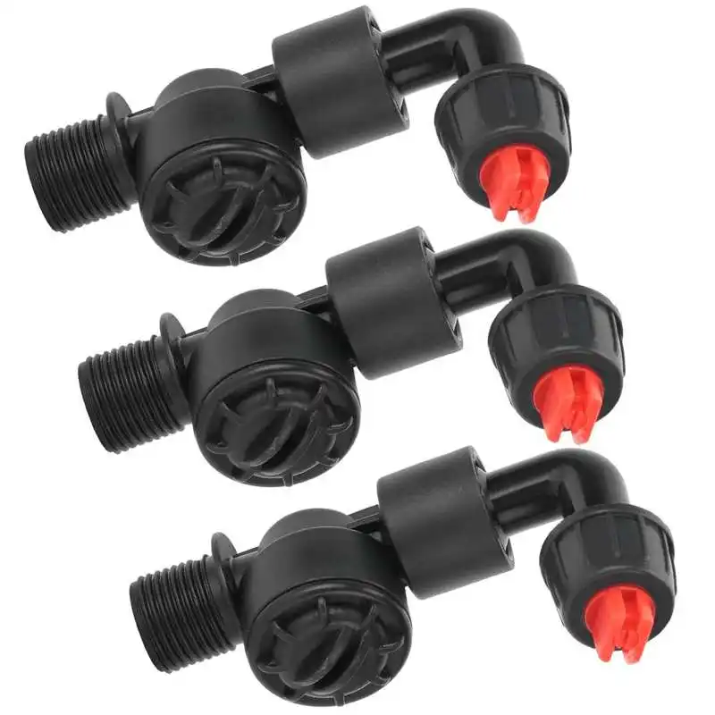 sprayer tubing G3/8 DN10 Spray Head Anti‑Drip Fan‑Shaped Elbow Nozzle for Agricultural Electric Sprayer head Pressure-0