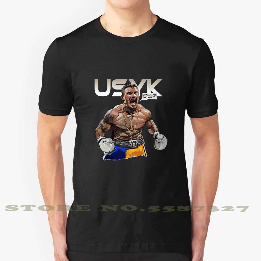 Oleksandr Usyk : I Am Very Feel (художественный дизайн) тяжелый Размер модная Винтажная