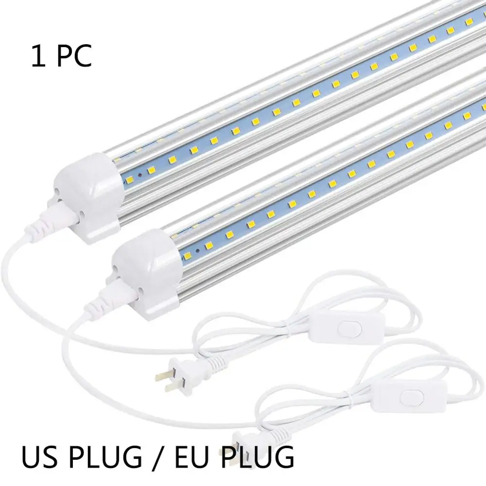 

LEADLY UV Light Bar T5 Light Tube Lamp US EU Plug Ultraviolet Fluorescent KTV Light Bulb Violet Lamps for Detection Stage Lamp