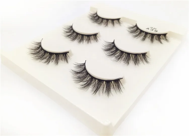 3D stereo false eyelashes are popular in foreign trade3D false eyelashes are hand-made and three pairs of eyelashes are in stock