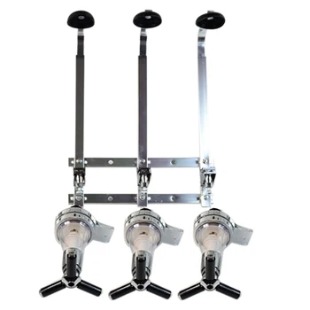 

Three-Head Beverage Rack Wine Rack Pourer Rack Wall-Mounted Bar Pub Home Liquor Drink Rack