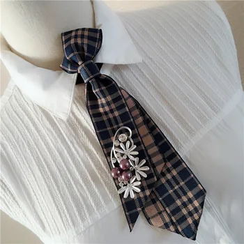 

14Colors Original Ladies Bowtie Classic Shirts Bow Ties for Women Business Wedding Bowknot Plaid Butterfly Girls Suits Neck Ties