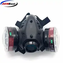 Máscaras de Gas DEWBest, respirador protector contra pintura, polvo, tormentas, formaldehído, pesticidas, máscara de pulverización, envío gratis