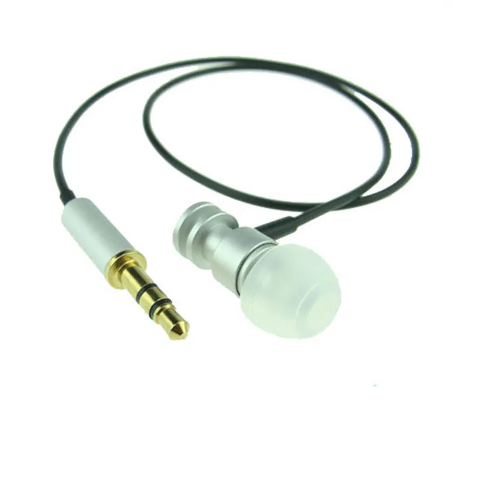 In ear Short line Unilateral Earphones for Mobile Phone Bluetooth MP3 MP4 Radio Computers 3 5mm Wired Earphone Stereo Earbuds