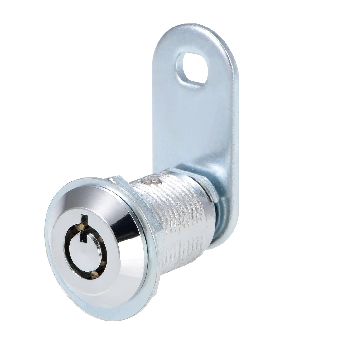 Uxcell трубчатый cam lock с фокусным расстоянием 25 мм цилиндр Длина хромированная отделка с одинаковым ключом, комплект из 2 предметов