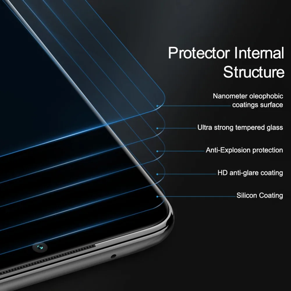 Закаленное стекло для защиты экрана для xiaomi redmi note 8 pro/note 8 NILLKIN Amazing H+ PRO Nano анти-Взрывная защитная пленка