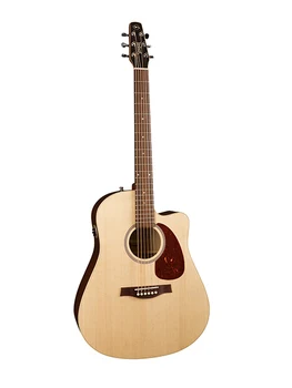 

030910 coastline S6 slim CW spruce QIT electro acoustic guitar Narrow Neck